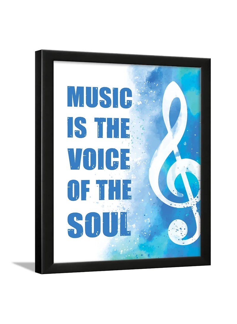 Chaka Chaundh Chaka Chaundh Music Quotes Wall frame Framed Music Posters Music Quotes Frames Music Quotes Framed Wall Paintings Best Vintage Music Poster 34 cm x 27 cm x 4 cm Blue 