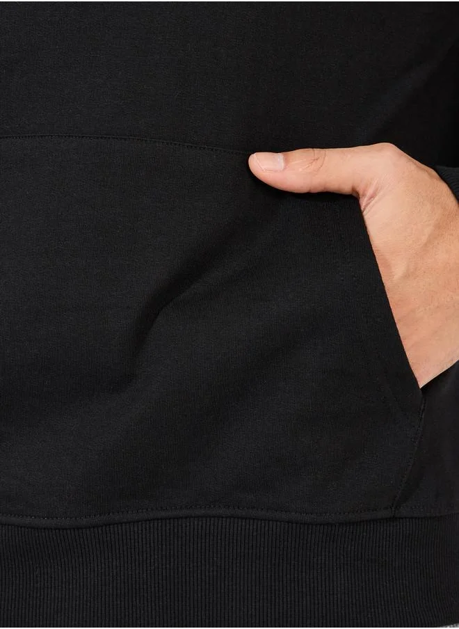 Styli Photo Back Print Relaxed Fit Hoodie