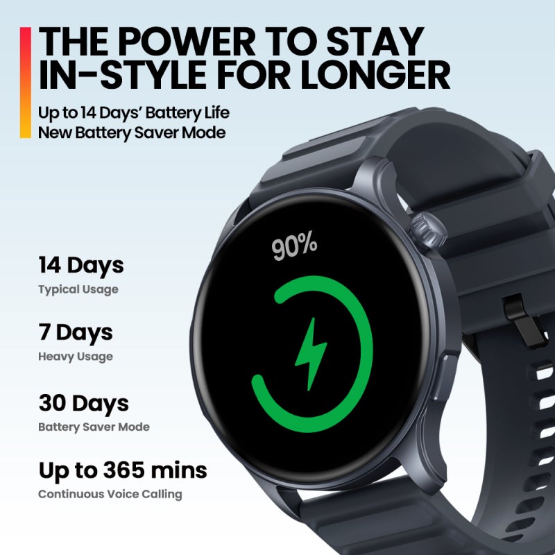Zeblaze Btalk 3 Pro Smart Watch 1.43-inch 466*466 High-Clear Screen Health Monitoring Sleep Monitor Sport Watch Daily Waterproof BT5.2 Call 14 Days Usage Time 100+ Multi-sport Modes for Men Women - Image 3