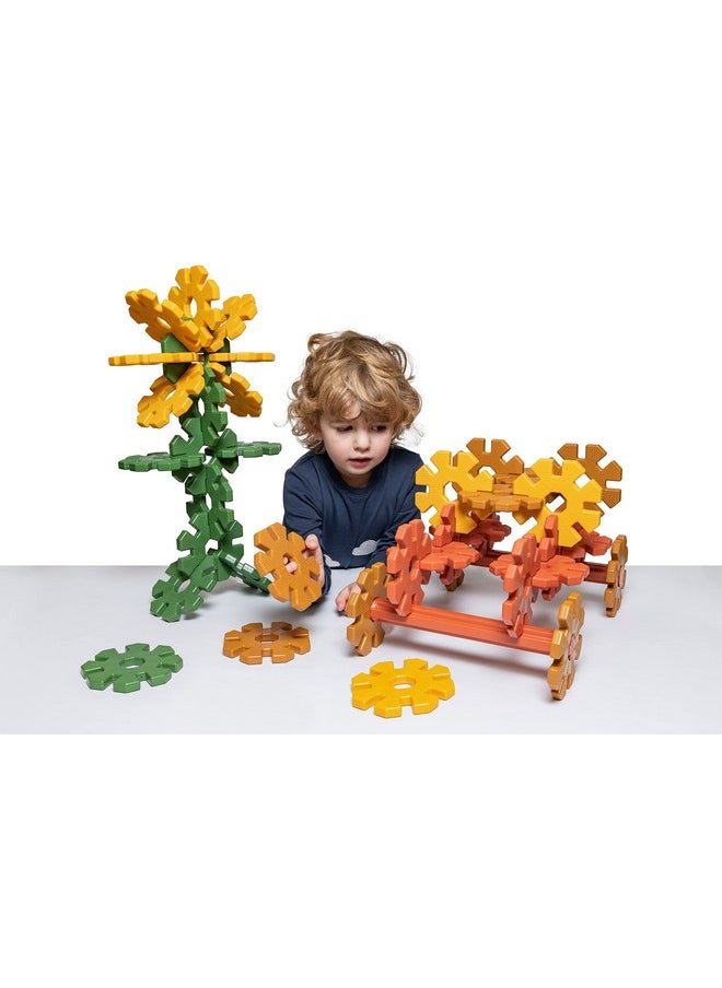 POLYDRON Polydron My First Octoplay Class Set, Natural Colored Construction Building Toy, Pre-K Educational Fine Motor Learning Resource, 42 Pieces, 2+ Years  - Image 1