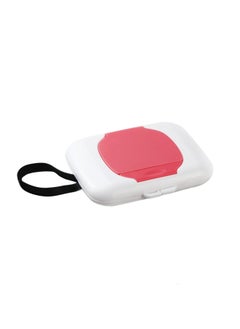 Generic Portable Wet Tissue Box Outdoor Travel Tissue Storage Box Baby Stroller Wet Tissue Box Baby Bed Wet Tissue Box Baby-Net Content:Red  - Image 1