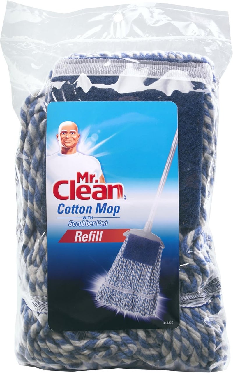 Cotton Mop with Scrubber Refill, X-Large