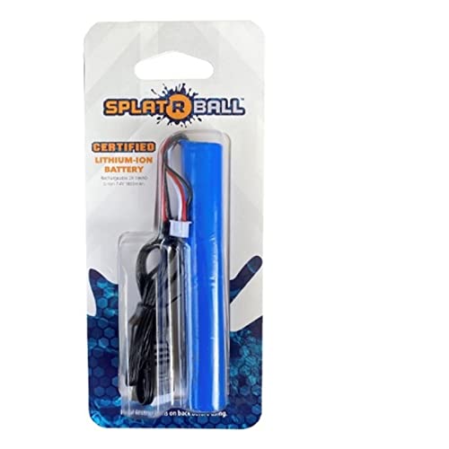 SplatRball Blaster 1800 mAh Rechargeable Battery with Charging Cable, Black - Image 4