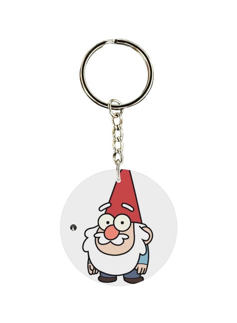 RKN Double Sided Cartoon Printed Keychain