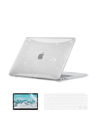 3 in 1 Clear Glitter Star Case for MacBook Air 13 Inch 2021 2020 2019 2018 Release A2337 M1 A2179 A1932, Plastic Sparkly Hard Shell Case with Keyboard Cover for MacBook Air M1 2020-2021 with Touch ID - pzsku/Z5152DB0C49113A0ED75FZ/45/1746324402/ffe93562-e150-4cd9-830f-73c0701425a4