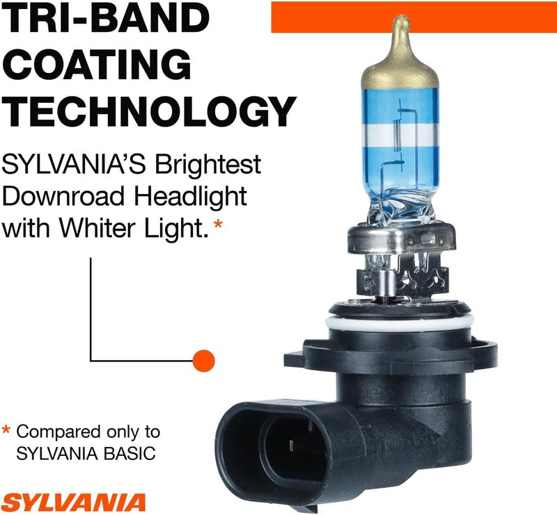 SYLVANIA 9006 SilverStar Ultra High Performance Halogen Headlight Bulb - Brightest Downroad with Whiter Light (2 Bulbs) - Image 4