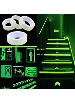 REOCLE Glow in The Dark Tape 0.79inch*10ft/2cm*3m Luminous Emergency Roll Luminescent Safety Egress Markers for Stairs, Walls, Steps, Exit Sign or Theatre Stage Floor  - Image 4