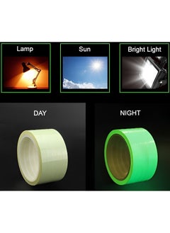 REOCLE Glow in The Dark Tape 0.79inch*10ft/2cm*3m Luminous Emergency Roll Luminescent Safety Egress Markers for Stairs, Walls, Steps, Exit Sign or Theatre Stage Floor  - Image 3