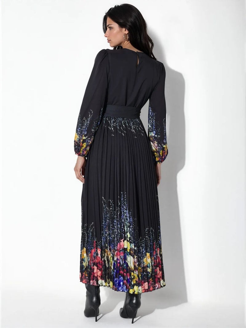 Jennyfer Floral Belted Maxi Dress - Image 4
