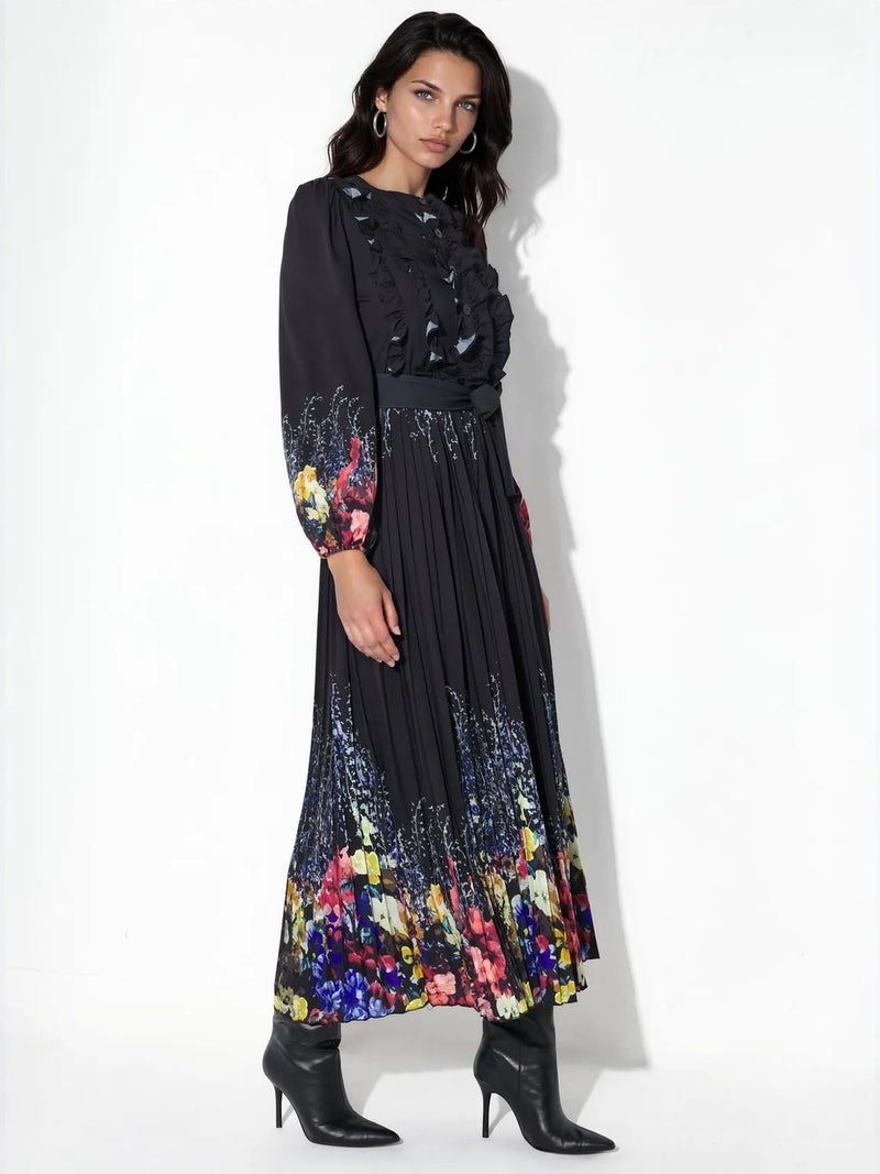 Jennyfer Floral Belted Maxi Dress - Image 3