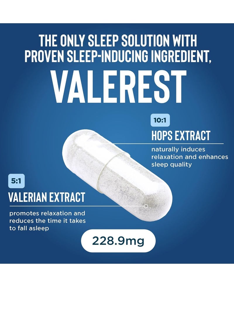 SLEEP Professional Strength Sleep Aid - Fall Asleep Faster, Stay Asleep Longer, Wake Refreshed - 60 Vegan Capsules, Drug Free & Non-Habit Forming - Image 2