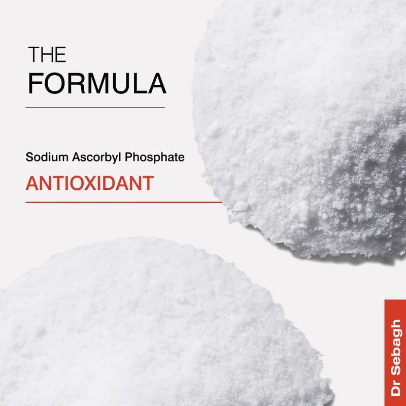 Dr. Sebagh Dr Sebagh Pure Vitamin C Powder Cream Travel Size 195 g Unique PowdertoCream Formula Award Winning Improves Complexion Reduces Discoloration Enhances Collagen Lightweight Refreshing - Image 4