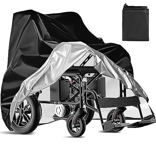 Heavy Duty Waterproof  Dustproof Electric Wheelchair Cover  Prevent Rain Wind Dust Sun  UV for Indoor  Outdoor Use