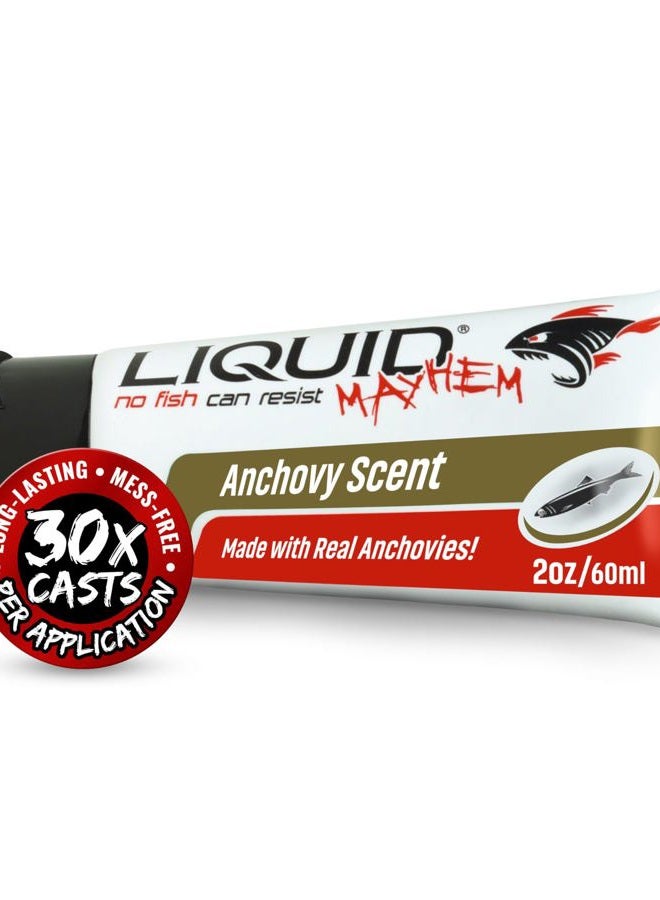 Liquid Mayhem Sport Fish Variety Pack – 2oz Tube 3-Pack Multi-Scent Gel Attractants – UV-Enhanced, Real Bait, Amino Acids – for All Lure Types - Image 1