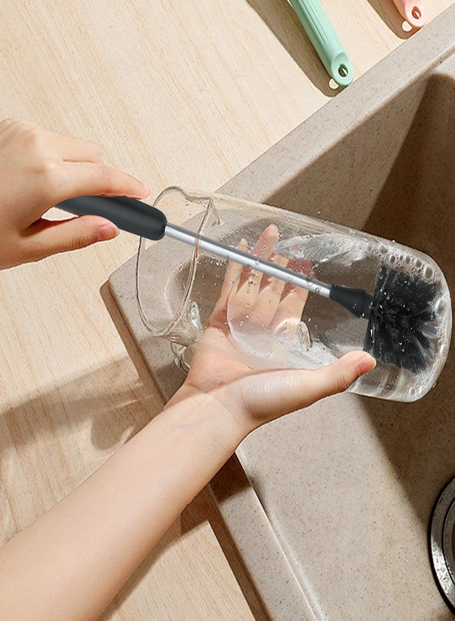 Haomaomao Water Bottle Brush Long Handle Bottle Cleaner Scrubbing Brush for Cleaning Sports Bottles, Baby Bottles, Cups, Coffee Mugs, Glasswares, Wine Decanters, Flask, Vase, and Kitchen Sink - Image 4