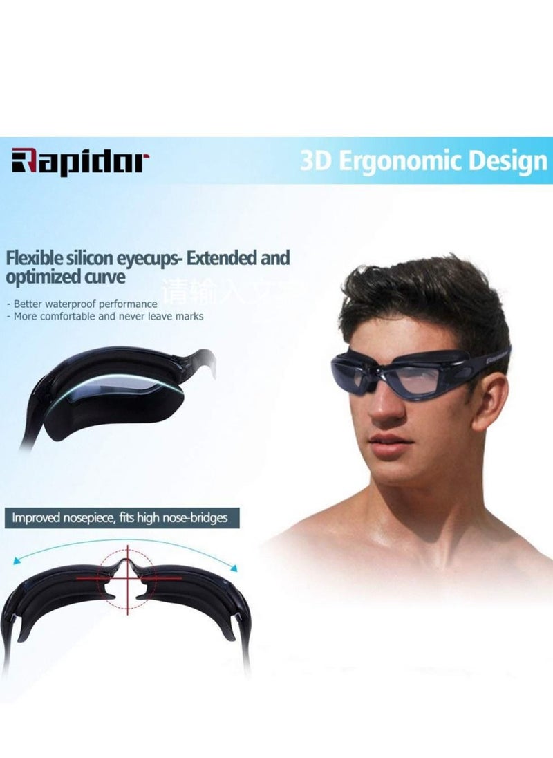 Rapidor Swim Goggles For Men Women Teens, Anti-Fog UV-Protection Leak-Proof - pzsku/Z515340C2D3FD9719D730Z/45/_/1690276574/17834651-3a88-4aed-8710-b1ead2700404