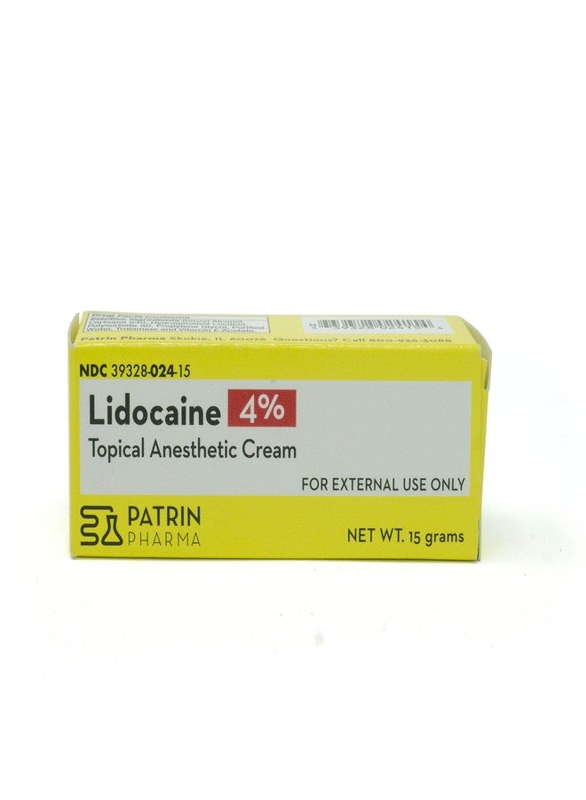 PATRIN PHARMA كريم ليدوكايين 4% لتسكين الألم، مخدر موضعي، 15 غرام (مقارنة بـ LMX) - Image 2