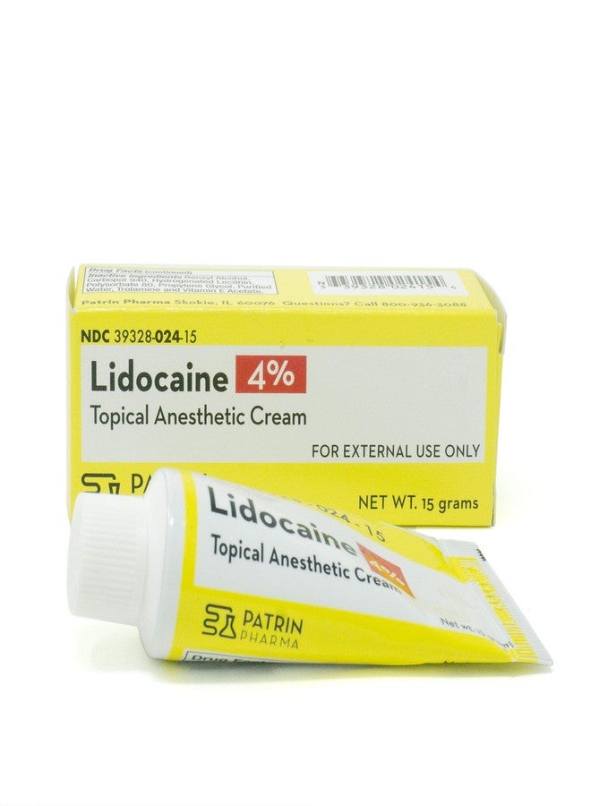 PATRIN PHARMA كريم ليدوكايين 4% لتسكين الألم، مخدر موضعي، 15 غرام (مقارنة بـ LMX) - Image 1