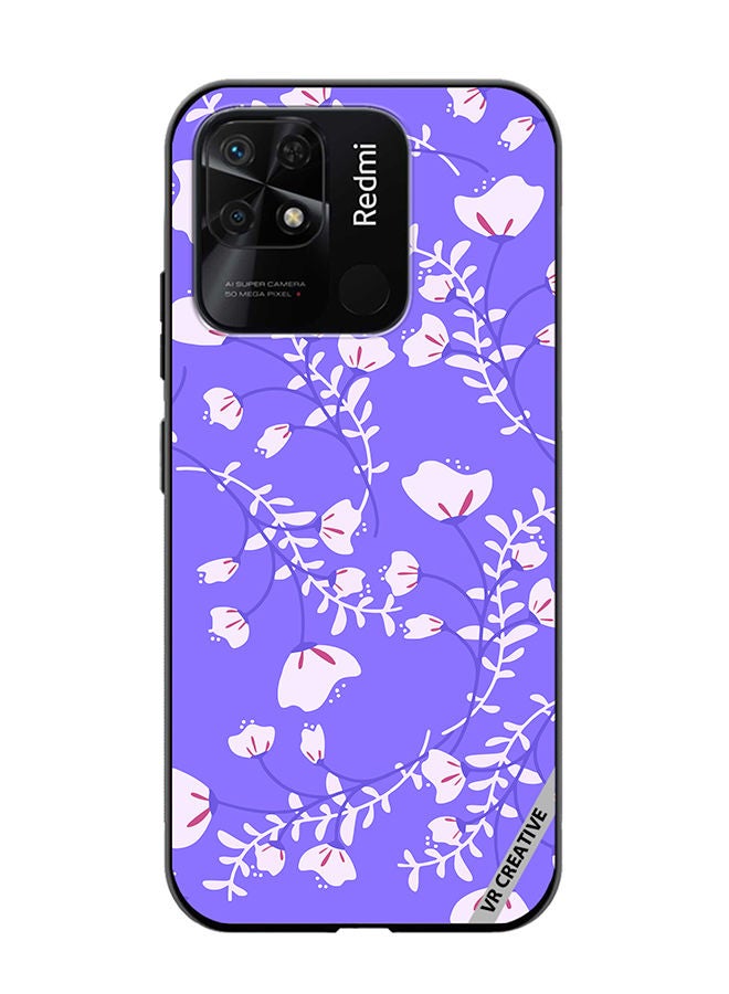 VR CREATIVE Protective Case Cover For Xiaomi Redmi 10C Flower Design Multicolour - Image 1