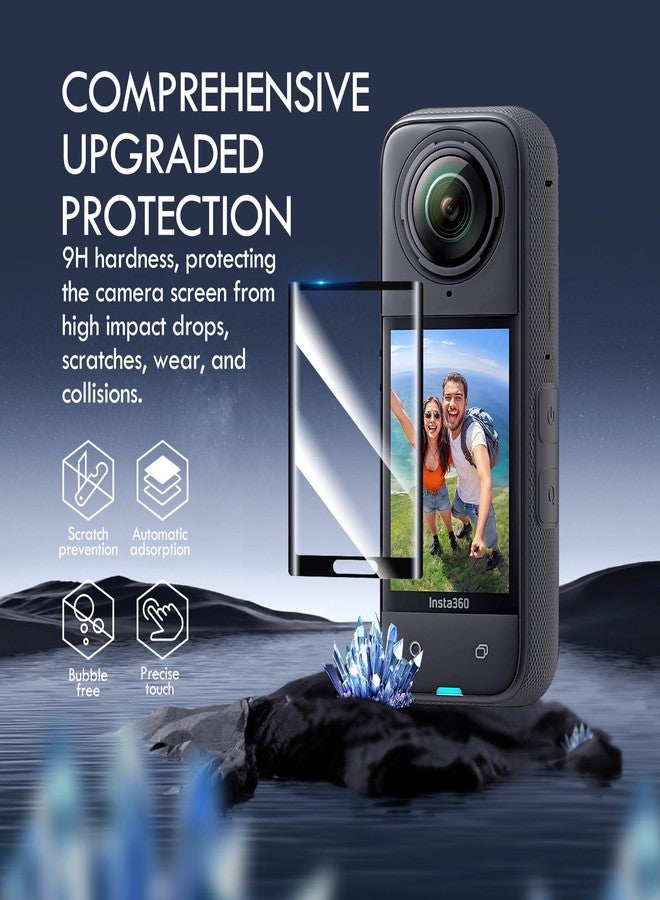 MxSpvce Insta 360 X4 Screen Protector for Insta360 X4 Accessories, Silicone Design insta 360 X4 Lens Cap for insta 360 X4 Accessories - Image 5