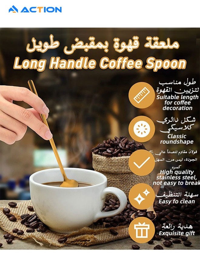 أكشن كوب جرعات حبوب القهوة، وعاء جرعات من السيراميك، كوب جرعات حبوب القهوة وزجاجة رش وملعقة مجموعة من 3 قطع، مجموعة صينية قياس جرعة واحدة، هدية لمحبي القهوة  - Image 3