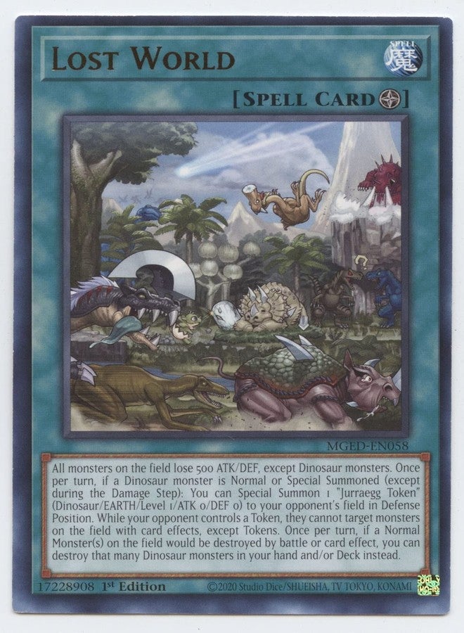 Lost World - MGED-EN058 - Rare - 1st Edition