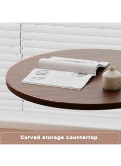 Rock Pow Sofa Side Table Bedside End Table C Shaped End Table Easy to Assemble Metal Frame Nightstand Portable Multi-Functional Overbed Table  - Image 5