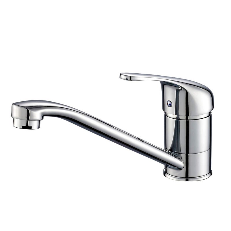 ROVATE Classic Single Handle Kitchen Sink Faucet  Brass 360 Degree Swivel Single Hole Mixer Faucet  Chrome - Image 1
