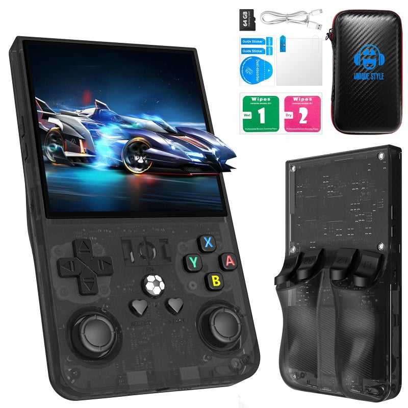R36max home game open source dual joystick large screen handheld - Image 1