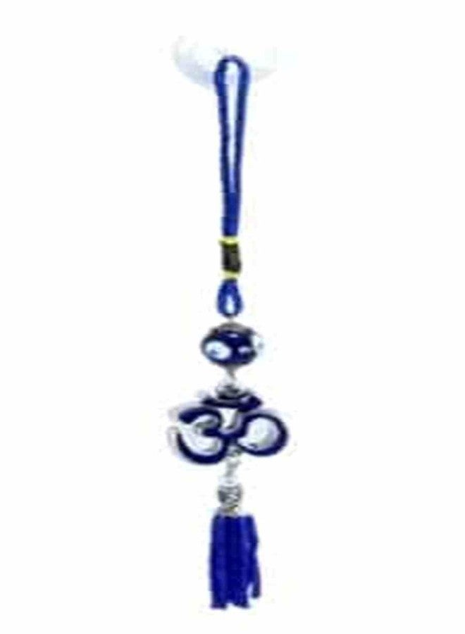 VR Creatives Om Vastu Feng Shui Nazar Battu - Evil Eye Protector, Wall/Door/Car Hanging (Blue) - Image 3