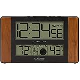 La Crosse Technology La Crosse Technology 513-1417CH-INT Atomic Digital Clock with Temperature and Moon Phase  - Image 1