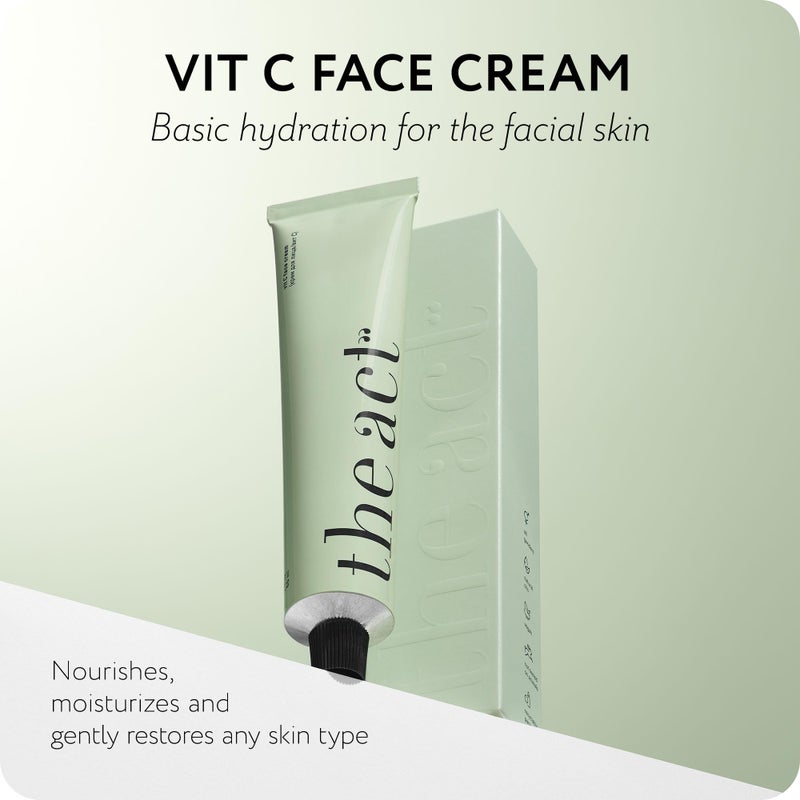 The Act Vitamin C Face Moisturizer Cream for Men and Women - Brightening & Hydrating | Anti-Aging Day Cream with Ceramides & Antioxidants for All Skin Types | Lightweight, Non-Greasy, Vegan 2 Fl Oz - Image 2