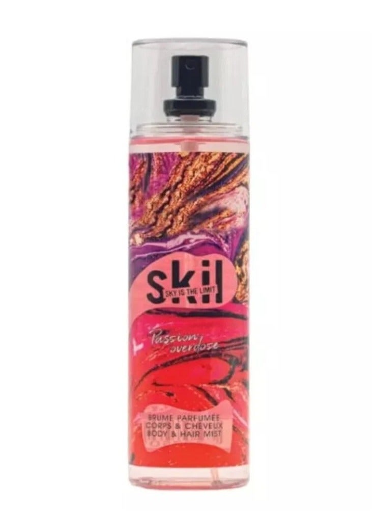 SKIL Body and Hair Mist Passion Overdose 250ml