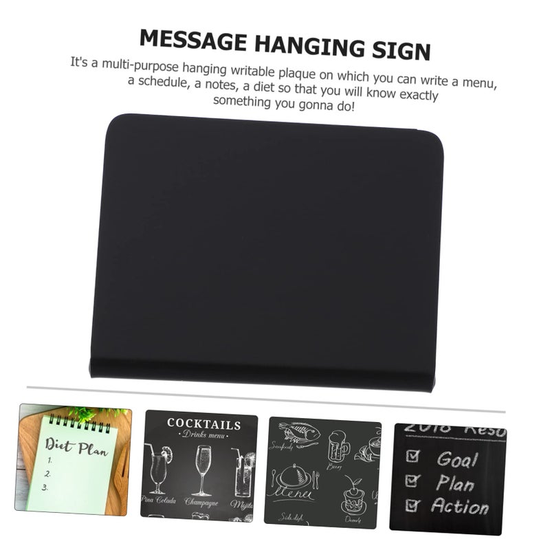 Small Acrylic Memo Boards Double Sided 10X7CM Black For Weddings Events Home Party - Image 4