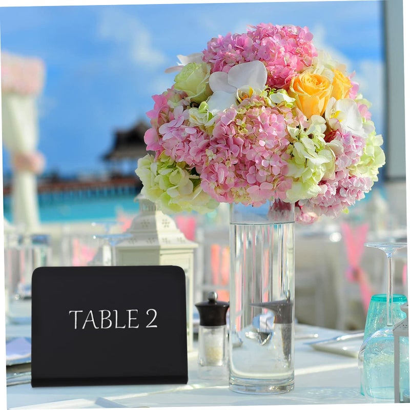 Small Acrylic Memo Boards Double Sided 10X7CM Black For Weddings Events Home Party - Image 5
