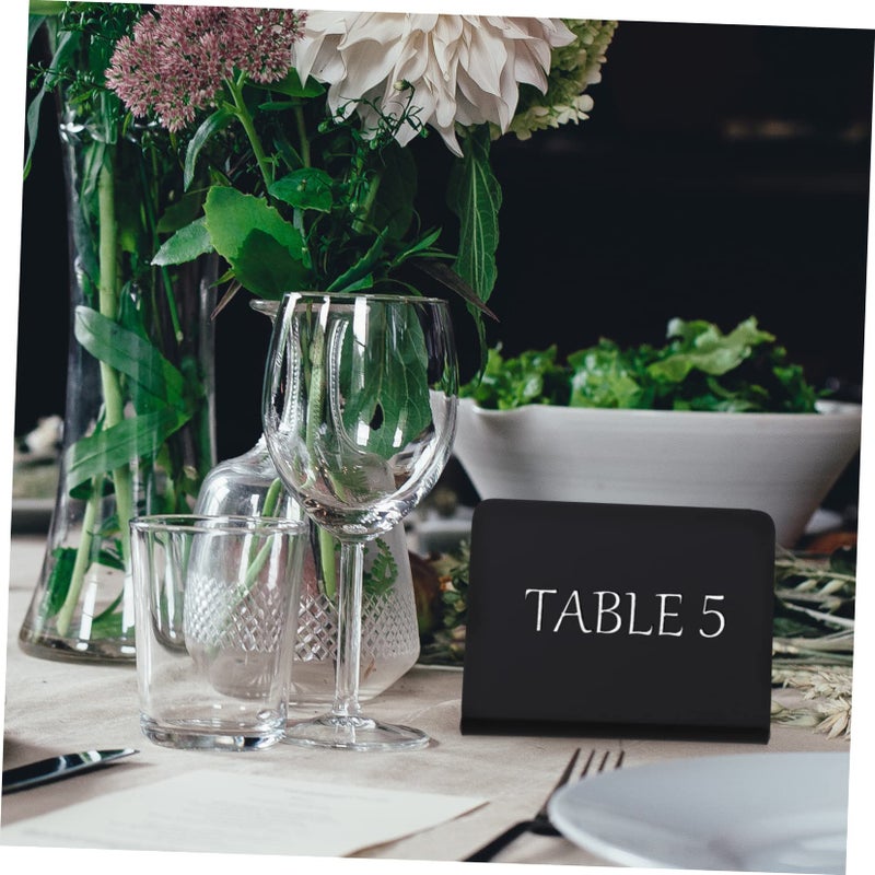 Small Acrylic Memo Boards Double Sided 10X7CM Black For Weddings Events Home Party - Image 3