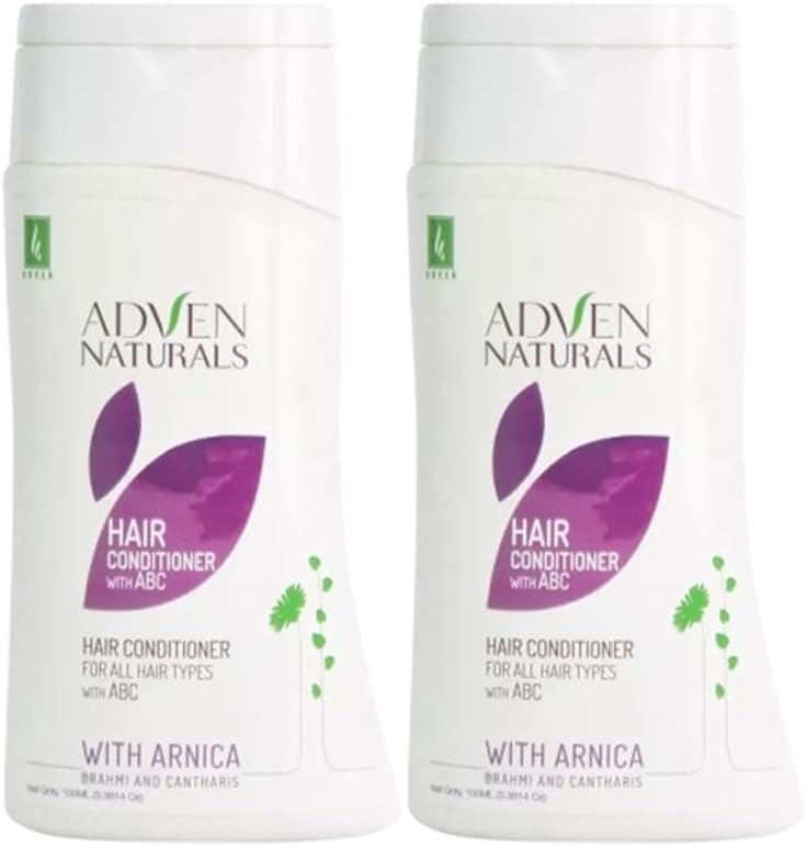 Adven NATURALS HAIR CONDITIONER WITH ABC(ARNICA BRAHMI & CANTHARIS) 100ML x2 - Image 1