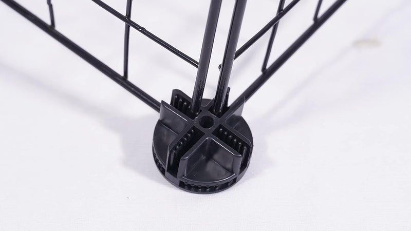 REYNISH Self Assembling Metal Wire Cube Storage Shelf Organizer Shelves Indian Made for Home Office Stackable Modular Shelving and Closet Cabinet Rack with Hammer 10 Cube - Image 4