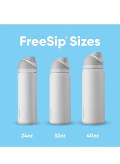 Owala Owala FreeSip Insulated Stainless Steel Water Bottle with Straw for Sports and Travel, BPA-Free,32-Ounce, Pink  - Image 5
