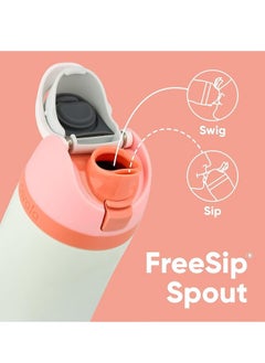 Owala Owala FreeSip Insulated Stainless Steel Water Bottle with Straw for Sports and Travel, BPA-Free,32-Ounce, Pink  - Image 3