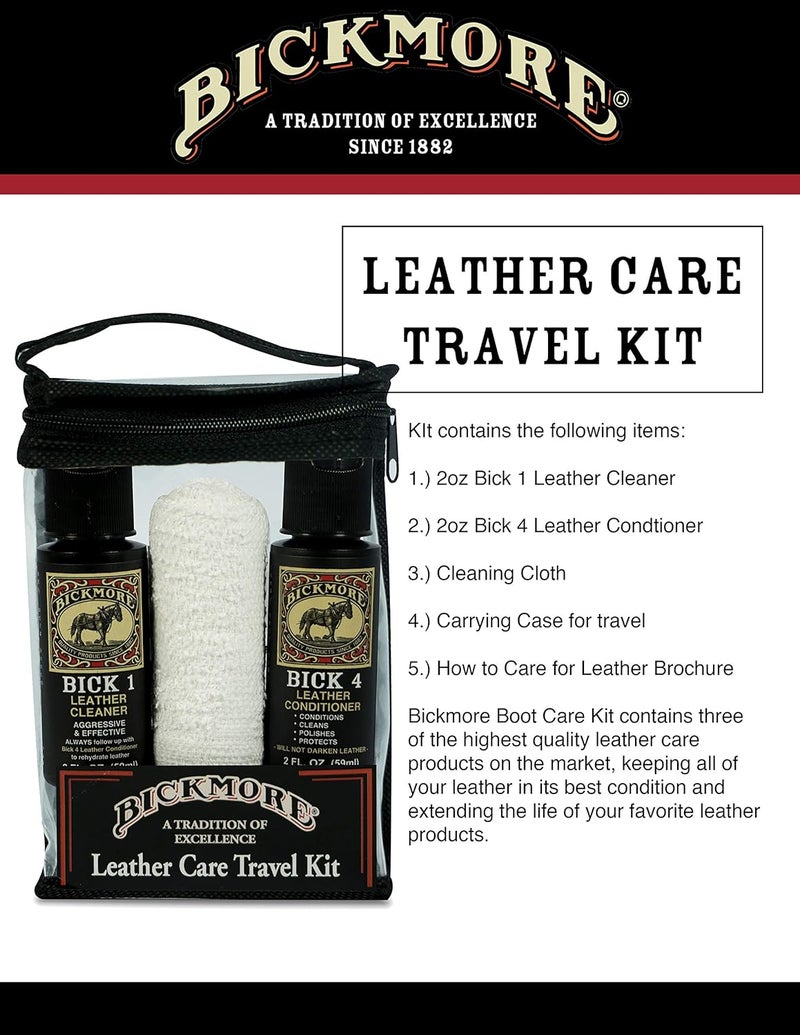 Bickmore Leather Shoe & Boot Travel Care Kit - Image 4
