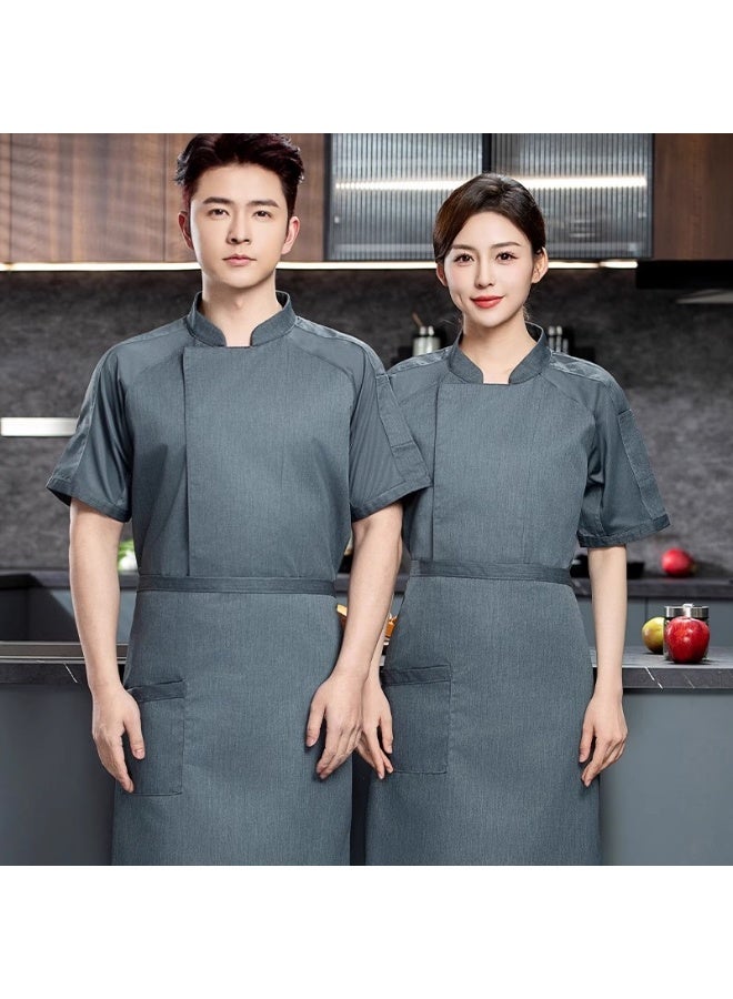 KUYING New Chef Workwear Top+Apron Set - Image 1