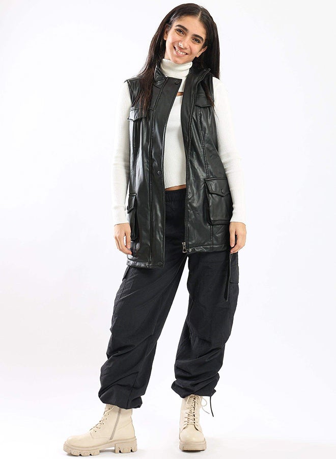 Carina zipper-closure-vest-jacket  - Image 1