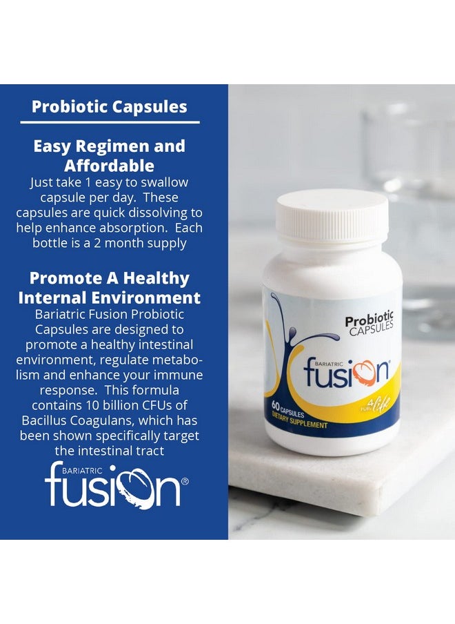 Probiotic Capsule With 10 Billion Live Organisms ; Support Digestive & Immune Health ; Easy To Swallow Bariatric Vitamin ; 60 Count - pzsku/Z5154639ACD62CC4A7F8DZ/45/_/1695133997/f5caa49e-fc44-4b96-b18c-77116fd8e03e