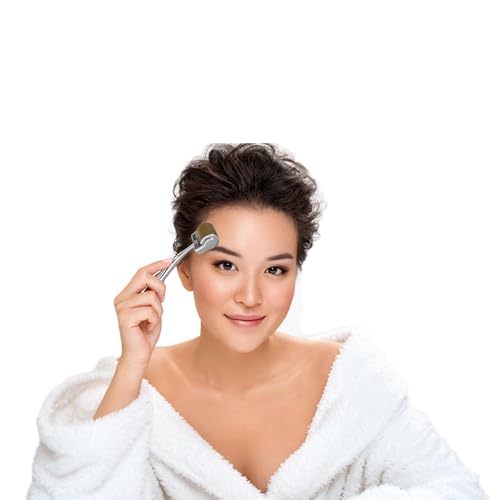 Bennort Derma Roller 1mm for Women And Men With Case For Face,Scalp Hair & Beard Regrowth,Treats Acne, Scar, Stretchmarks,Wrinkles -Safe & effective to use -Titanium Micro Needles Derma Roller - Image 3