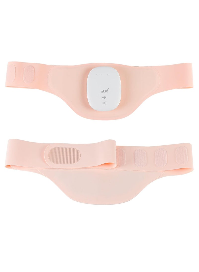 Excefore Portable Cordless Heating Pad, Electric Waist Belt Device, with Larger Heat Area, Fast Heating, with 5 Heat Levels and 3 Massage Modes, Back or Belly Heating Pad for Women and Girl (Lycra-Pink)  - Image 3
