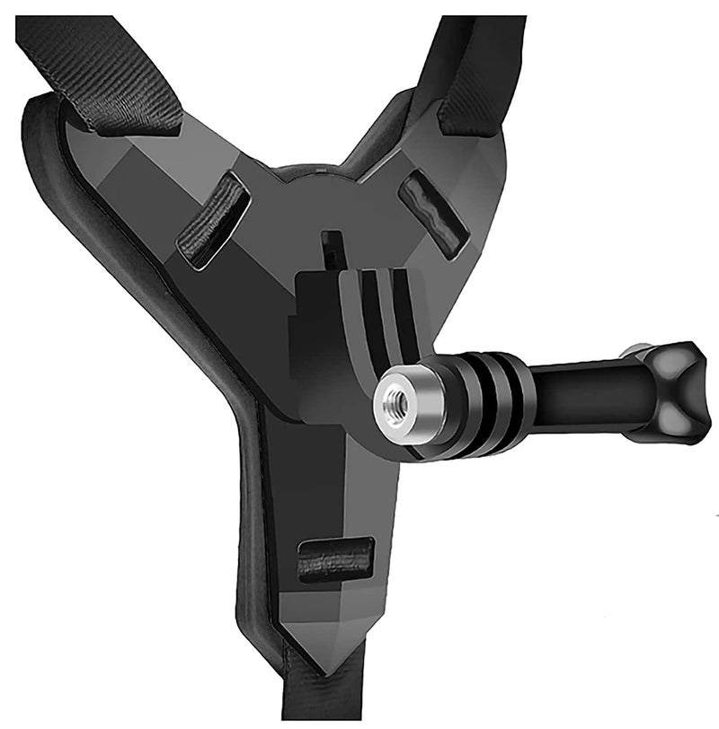 ADOFYS Helmet Chin Strap Mount with Mobile Clip & Screw Compatible with All Smart Phones Go pro Hero 12/11/10/9/8/7/6,SJCAM, Yi, DJI Osmo Action & Other Action Cameras - Image 2