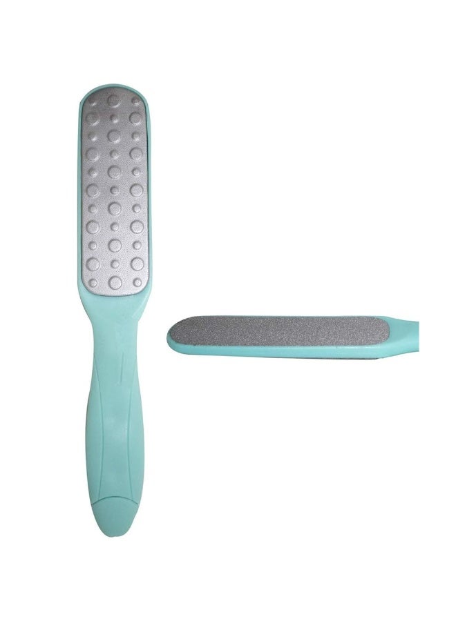 مبرد قدم، مقشر قدم مزدوج الجوانب، يزيل الجلد الميت والجلد القاسي من الكعبين المتشققين - متعدد الألوان - Image 2