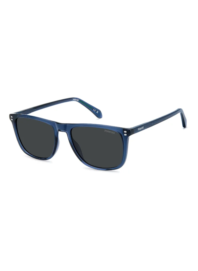 بولارويد POLAROID PLD 4202/S/X Sunglasses Blue Rectangular