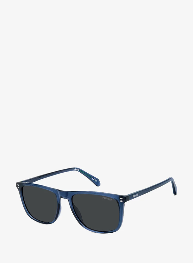 بولارويد POLAROID PLD 4202/S/X Sunglasses Blue Rectangular
